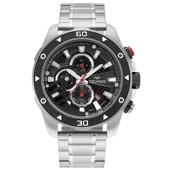RELÓGIO TECHNOS MASCULINO CRONOGRAFO JS15FR/1P - Watches