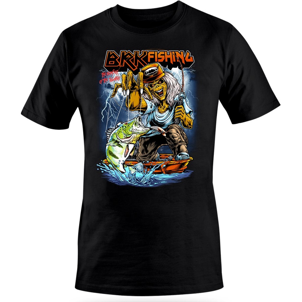 Camiseta de Pesca Brk Pescador The Number Of The Tucunaré com UV50+