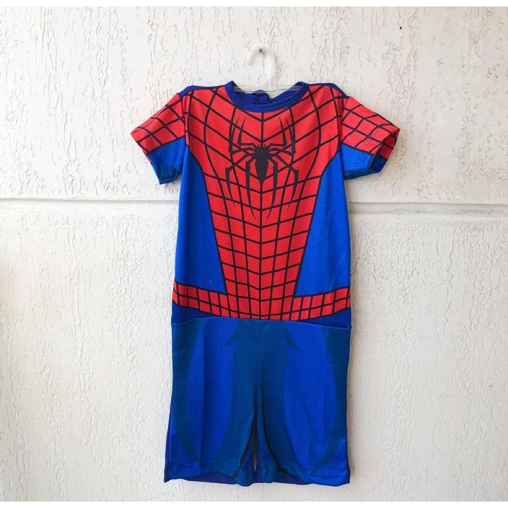 Fantasia Homem Aranha Infantil Com 2 Máscara — imagem 2 de 2