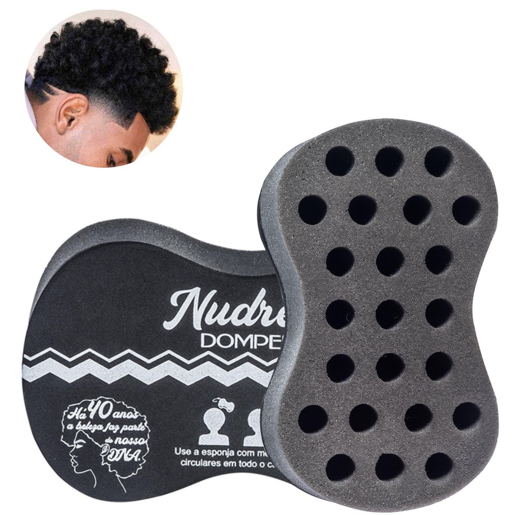 Esponja Nudred Profissional Bucha De Cabelo Afro Dompel em Oferta na Shopee