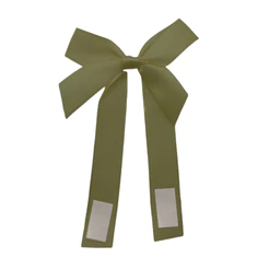 Laço Perfeito de Fita de Cetim com Adesivo - Verde Oliva - M 6x21cm - 3 unidades - Cromus - Rizzo