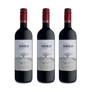 Kit 3 Vinhos Miolo Seleção Cabernet Sauvignon & Merlot em Oferta na Shopee