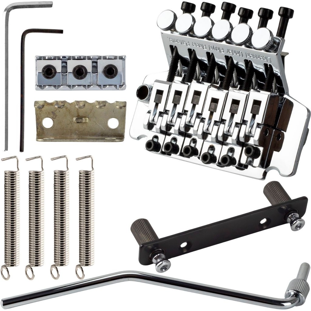Ponte Guitarra Tipo Floyd Rose Licenciada BL001 Cromado