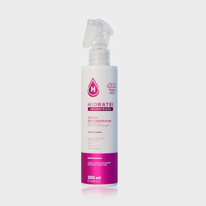 Leave-in Spray Reconstrução Fios Danificados Hidratei 250ml - Beauty
