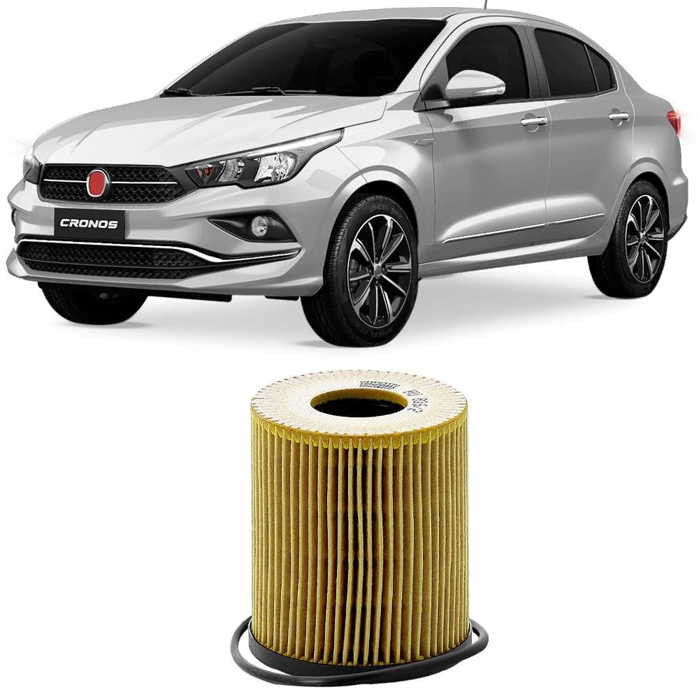 Filtro Óleo Fiat Cronos 1.8 2018 A 2019 Mann