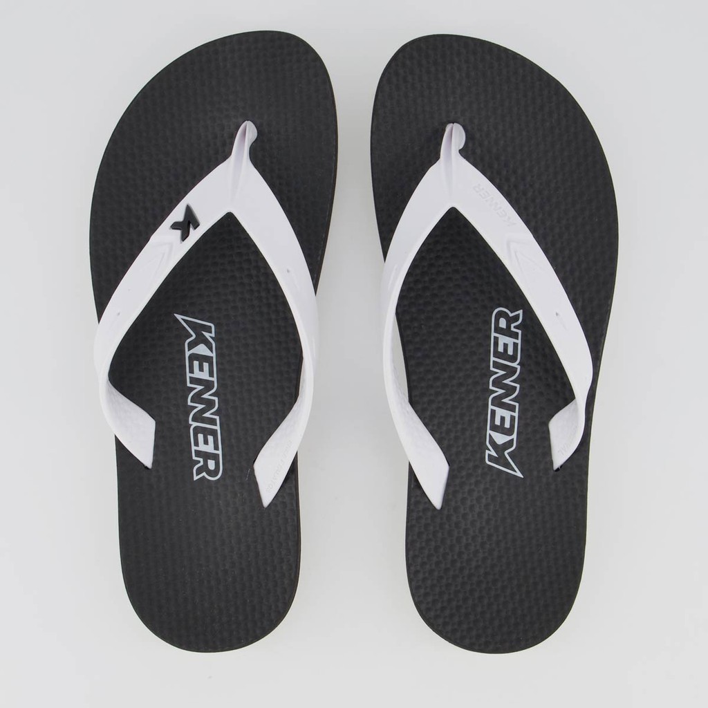 Chinelo Kenner Summer Preto e Branco