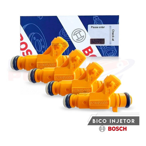 Jogo Bico Injetor Original Bosch Gm Astra Flex 0280156086