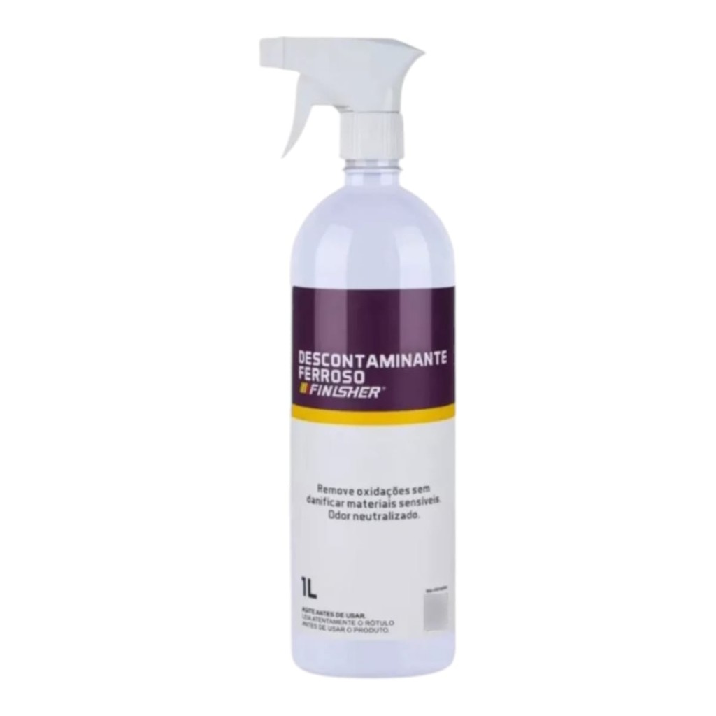 Descontaminante Ferroso Limpa Rodas Odor Neutro Finisher 1l em Oferta na Shopee
