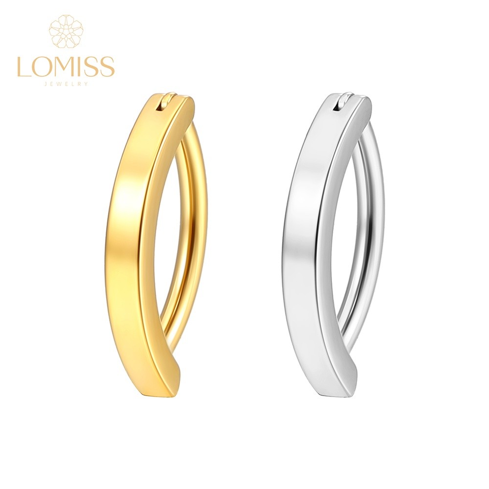 LOMISS Piercing Argola Para Umbigo Aço Cirúgico Lisa em Oferta na Shopee