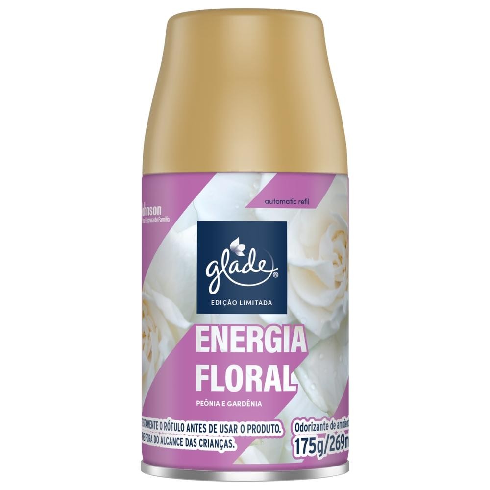 Desodorizador Glade Automatic Spray Refil Energia Floral 269ml - Home & Living