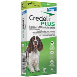 Antipulgas Credeli Plus 450mg Cães 11kg a 22kg 1 comprimido