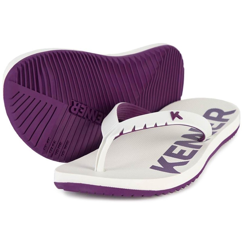 Chinelo Kenner Red Masculino - Branco e Roxo - Men Shoes