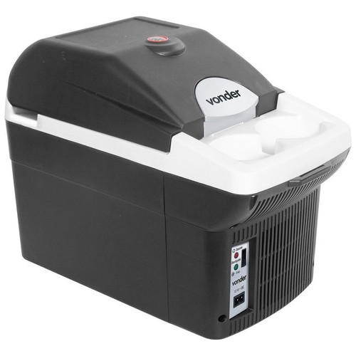 Mini Geladeira Refrigerador Portátil P/ Carro Caminhão Vonder 8 Litros 12v Cor Cinza Escuro em Oferta na Shopee