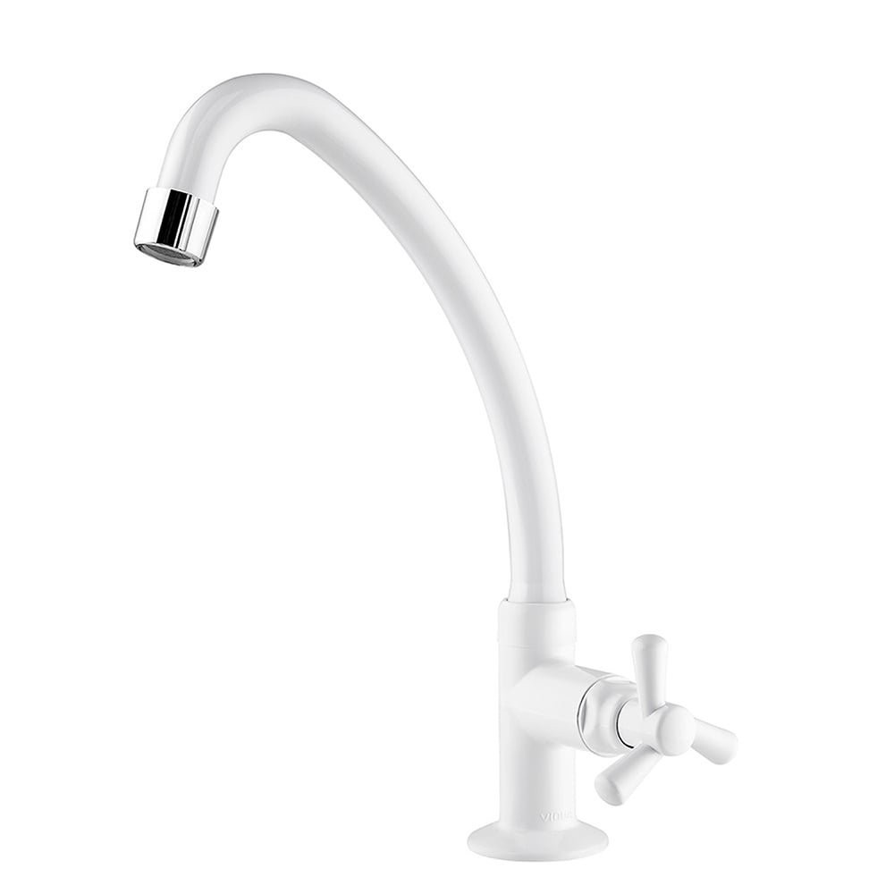 Torneira para Cozinha Víqua Mesa Bica Móvel ABS Branca em Oferta na Shopee