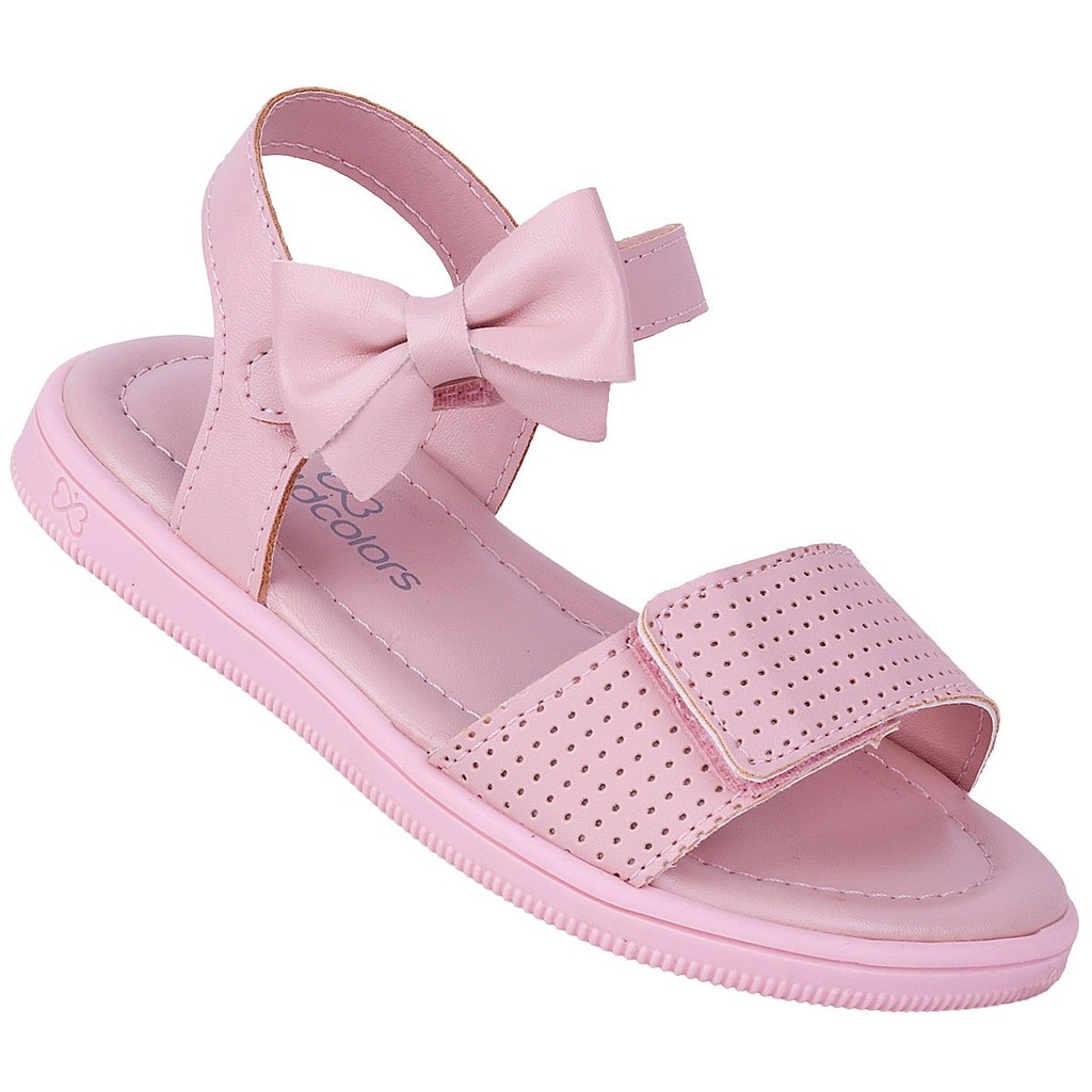 Sandália Infantil Feminina Belinha WorldColors - Rosa Nude em Oferta na Shopee