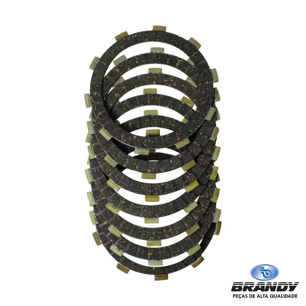 Kit Discos de Embreagem Moto Honda Cbx 300R XRe 300 Brandy