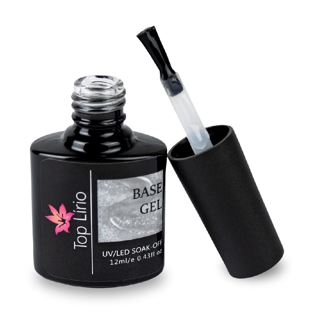 Base Gel Top Lírio UV LED Soak-Off 12ml Unhas Gel Acrigel Manicure Nail Designer Decoração Nail Art em Oferta na Shopee