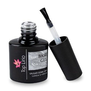 Base Gel Top Lírio UV LED Soak-Off 12ml Unhas Gel Acrigel Manicure Nail Designer Decoração Nail Art em Oferta na Shopee