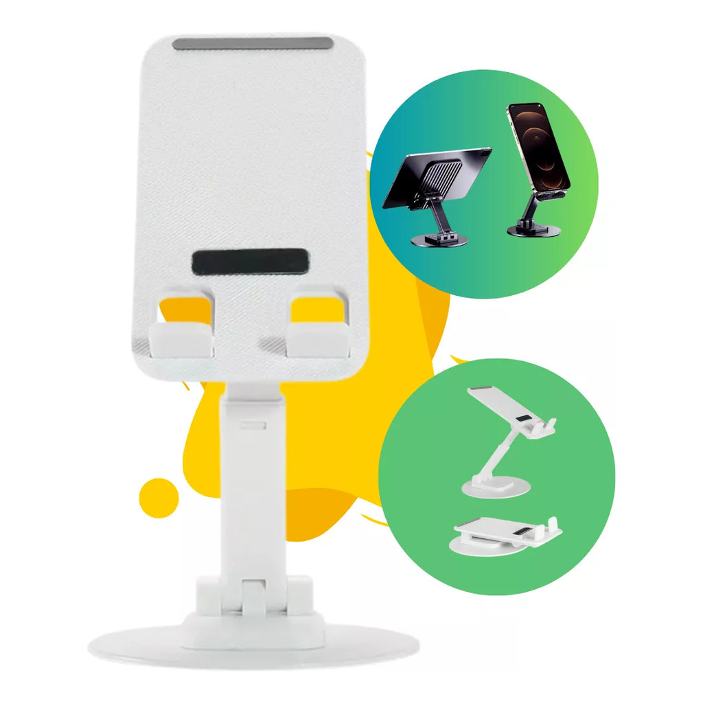 Suporte De Mesa Universal Para Celular E Tablet Ajustável de Mesa Ajustável Dobrável  LEY2177