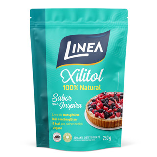 Adoçante em pó Xilitol Linea 250g em Oferta na Shopee