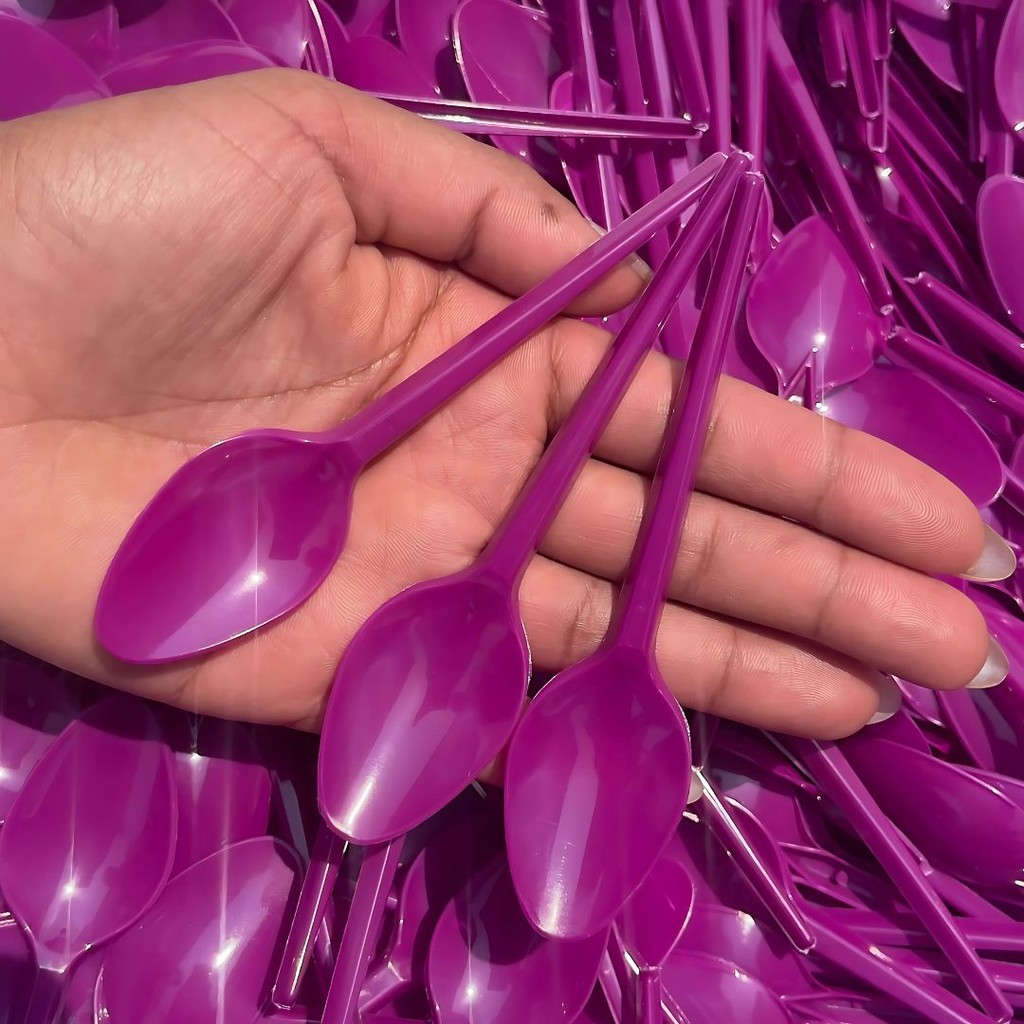 5000 Colher P/ Açaí Sorvete Sobremesa Roxa Mexa Bem em Oferta na Shopee