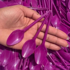 5000 Colher P/ Açaí Sorvete Sobremesa Roxa Mexa Bem