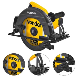 Serra Circular Elétrica 9.1/4" Para Cortes Precisos em Madeira Base com Inclinação de 40° e 95° em Oferta na Shopee