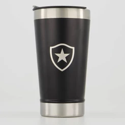 Copo Térmico Botafogo C/Abridor 473ml Preto