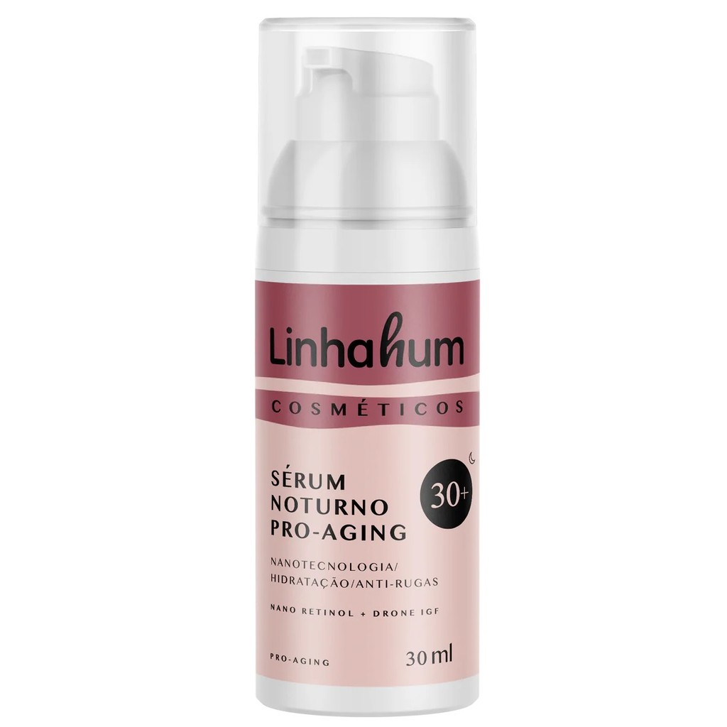 Sérum Facial Noite Efeito Lifting Pro-aging Nanotecnologia
