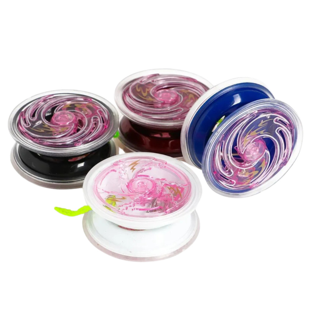 Ioiô Yoyo Profissional de Metal Rolamento Speed Proteção em Silicone e Luz de LED