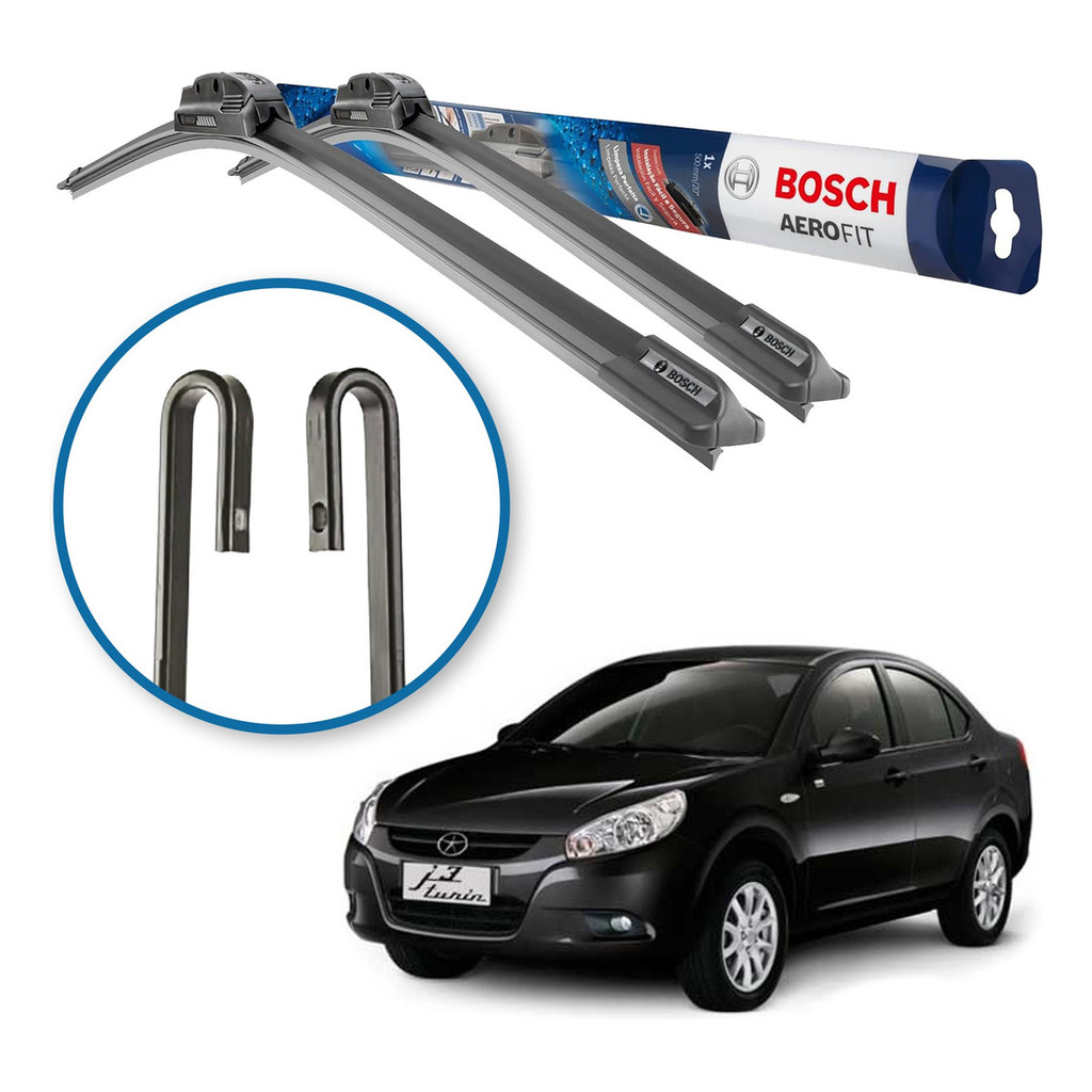 Palheta Limpador Parabrisa Original Bosch Jac Motors J3 Turin 2011 A 2016 em Oferta na Shopee