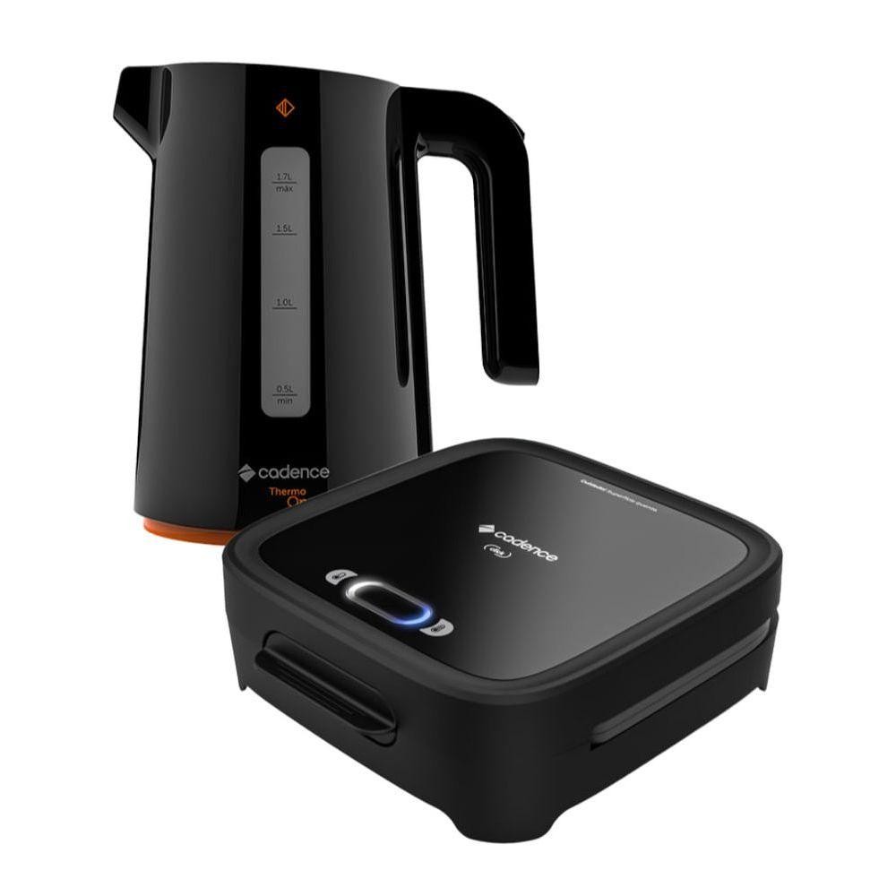 Kit Click Cadence Sanduicheira E Chaleira Contrast 110V - Home & Living