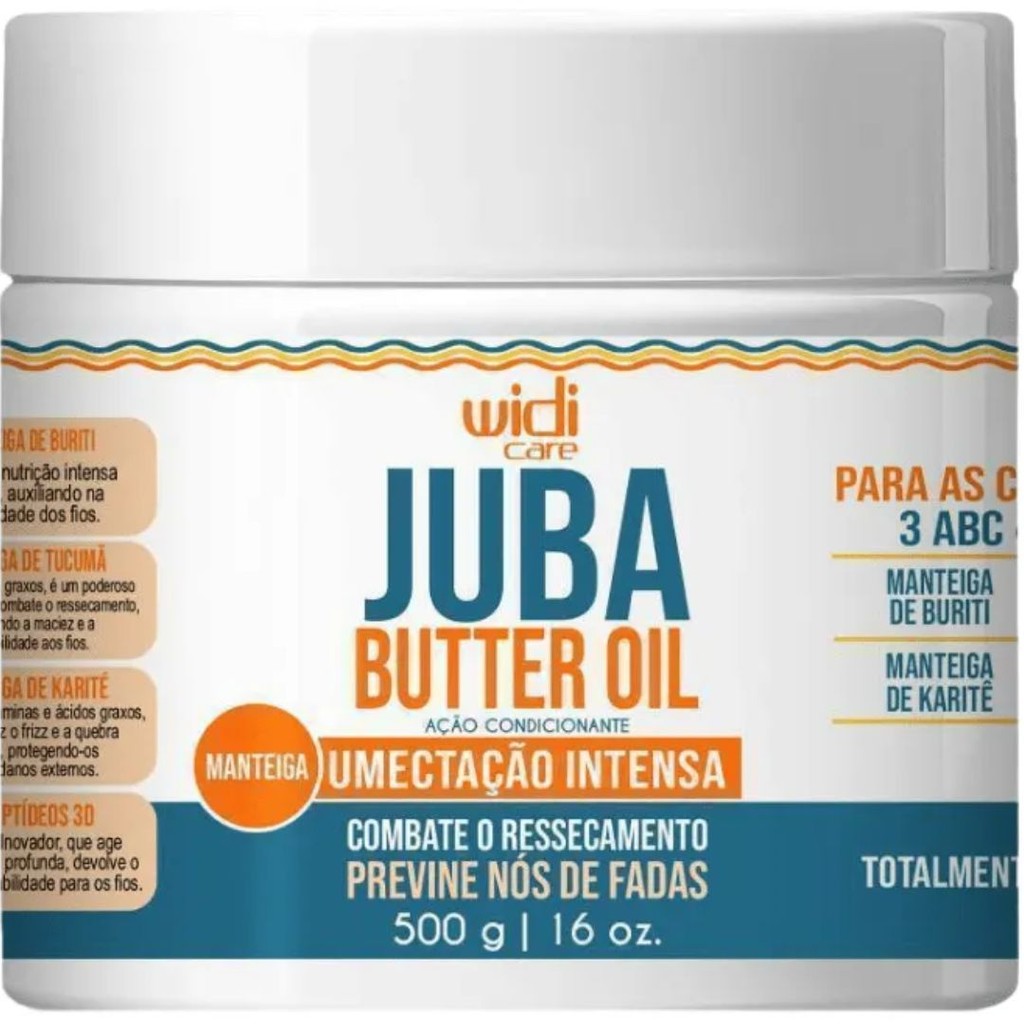 Máscara Butter Oil Umectação Intensa Juba 500g – Widi Care