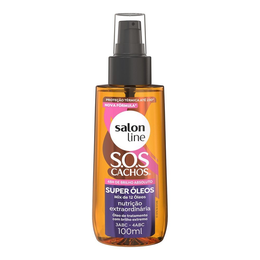 Óleo Capilar Salon Line SOS Super óleos 100ml - Beauty