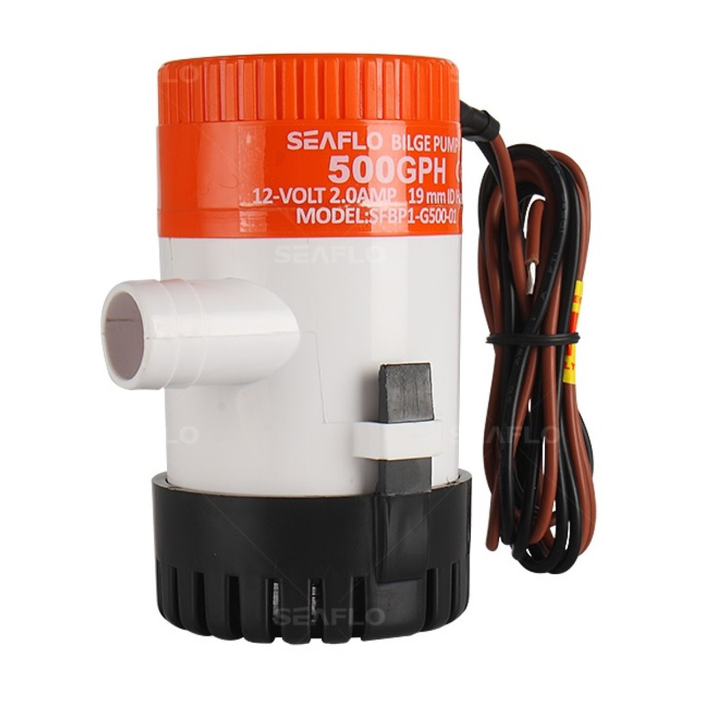 Bomba De Porão Seaflo 12V 500 GPH 1.6A Barco Lancha