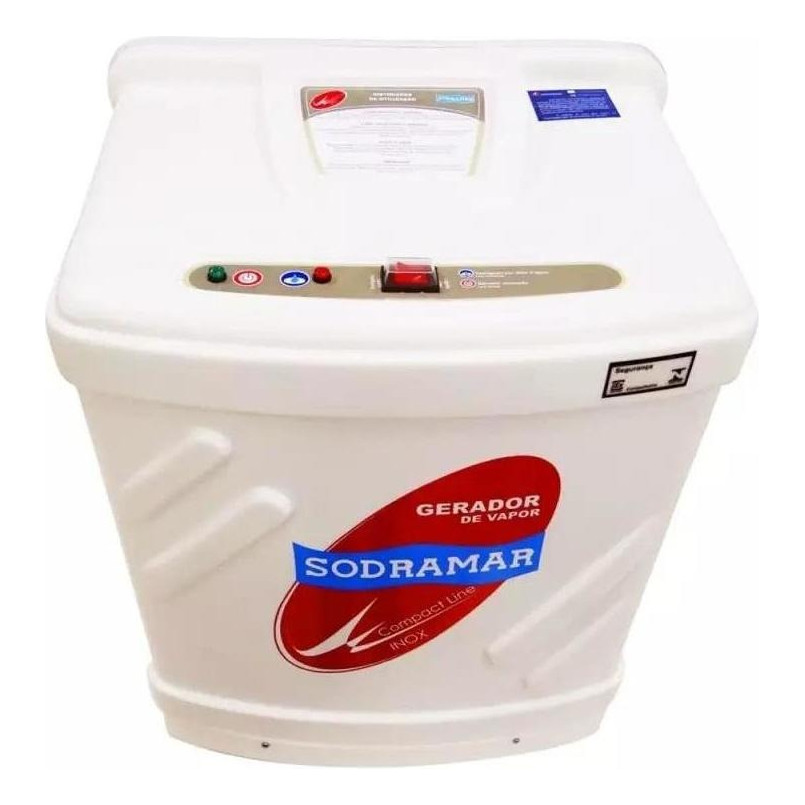 Sauna Compact Line Inox 9 Kw 220 Bifásico Sodramar em Oferta na Shopee