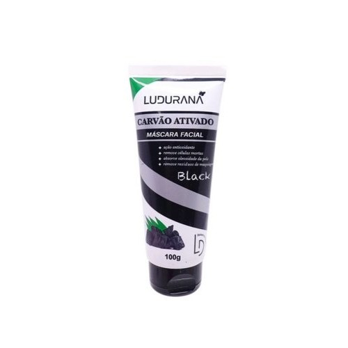 Mascara Facial Ludurana Carvão Ativado Black B00107