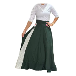 Saia De Prenda Com Fenda Baile Rodeio