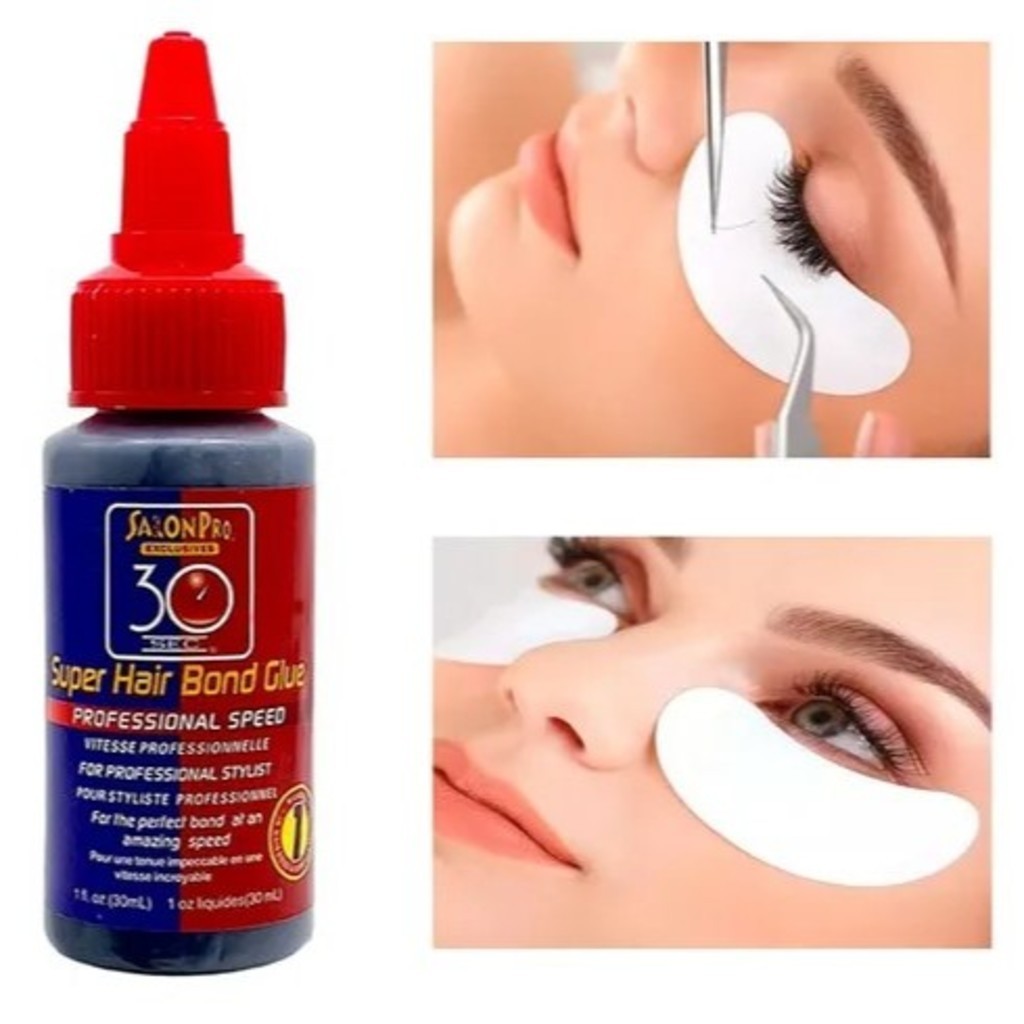 Super Cola Salon Pro 30ml – Fixação Rápida em 30 Segundos Para Alongamento Mega Hair - Entrega Pronto