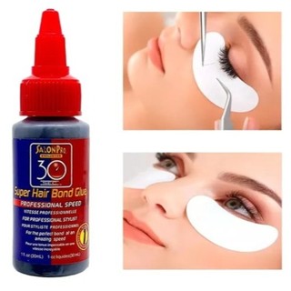 Super Cola Salon Pro 30ml – Fixação Rápida em 30 Segundos Para Alongamento Mega Hair - En…
