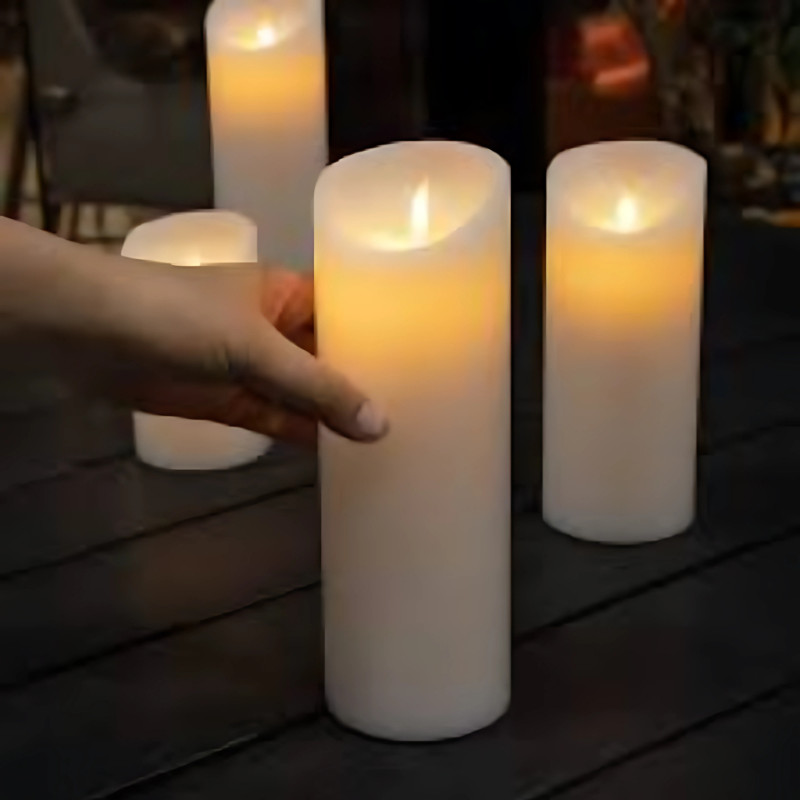 Vela Led Branca Lisa Eletrônica Decorativa 25 cm em Oferta na Shopee