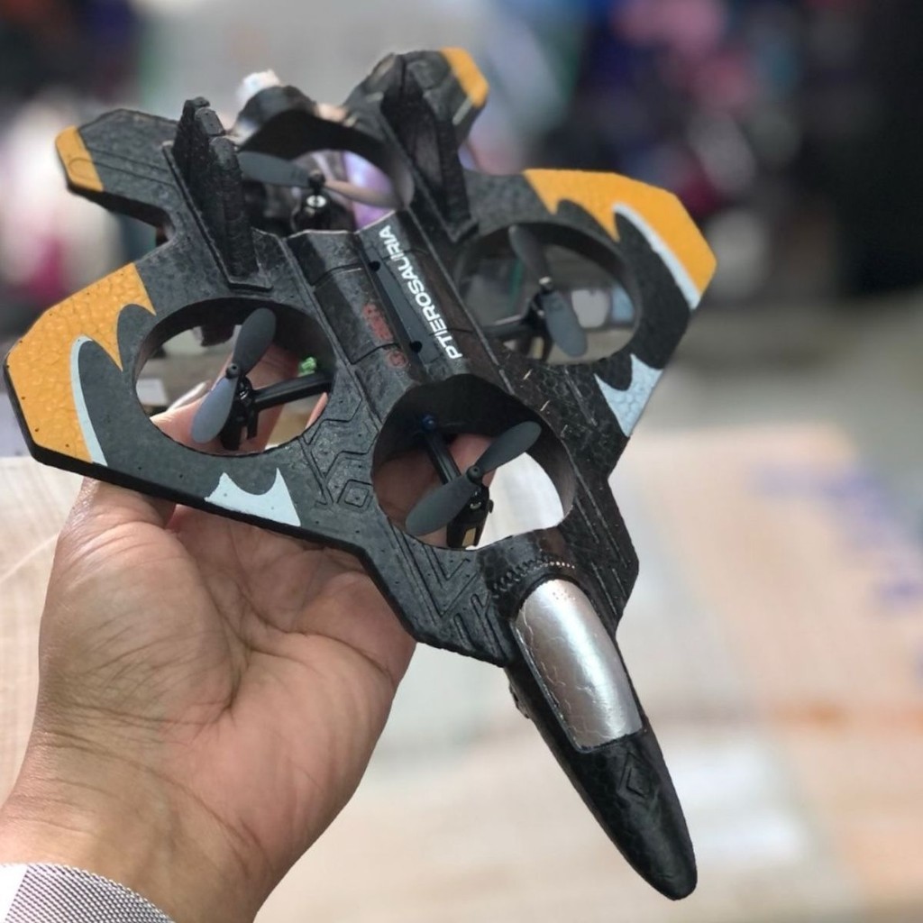 Avião De Controle Remoto Para Criança Aero Jato Caça Drone