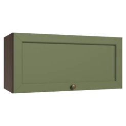 Armário Aéreo 70 cm 1 Porta Basculante Rustic/Verde Vik Madesa