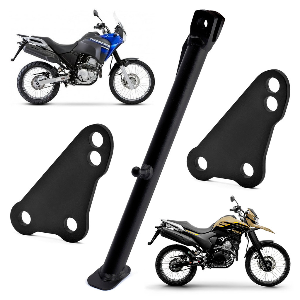 Kit Rebaixador e Descanso Curto Tenere Lander 250 CC 2011/... Preto em Oferta na Shopee