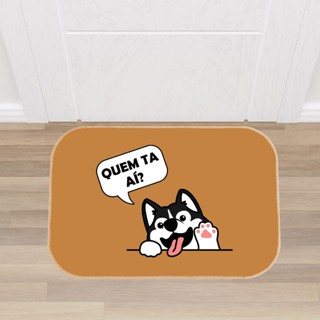Tapete de Porta Decorativo Estampas Divertidas Antiderrapante - Direto de Fábrica - Envio Imediato!! em Oferta na Shopee