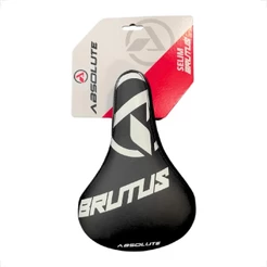 Selim Banco Absolute Brutus Preto Branco Bike Wheeling Bmx Pump Track Montadinha motorizada tipo DDK