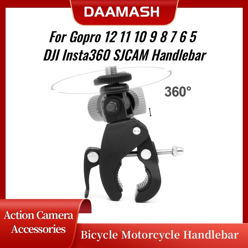 [Envio 24H] Suporte De Guidon Mosquetão - Bicicleta E Moto - Gopro Sjcam XIAOMI