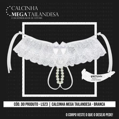 Calcinha Tailandesa com Pérolas em 4 Cores - La Pimienta
