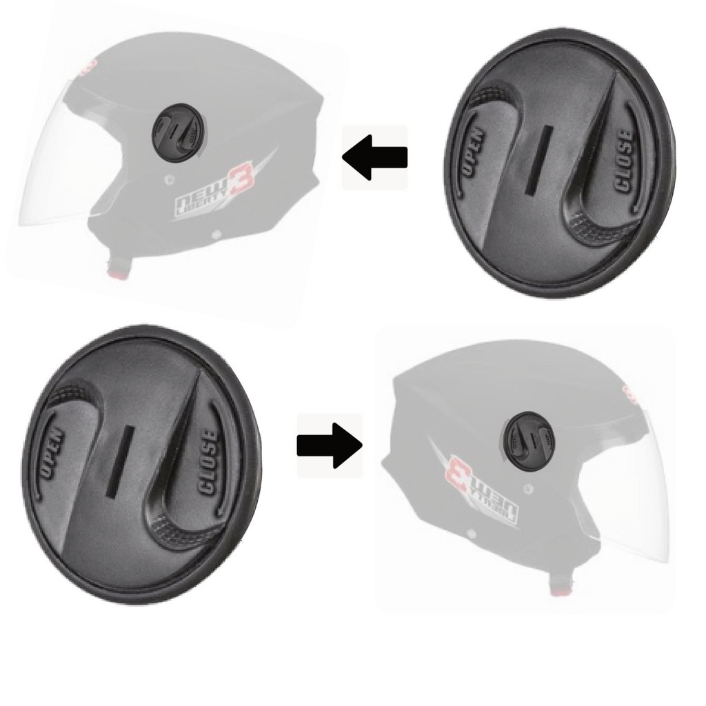 Reparo Fixador Botão Lateral Viseira Capacete New Liberty 3 New Atomic Open Par em Oferta na Shopee