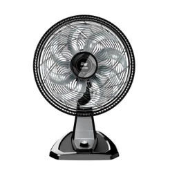 Ventilador WAP Mesa e Parede Flow Turbo Preto 127V 50cm 8 Pás FW009218